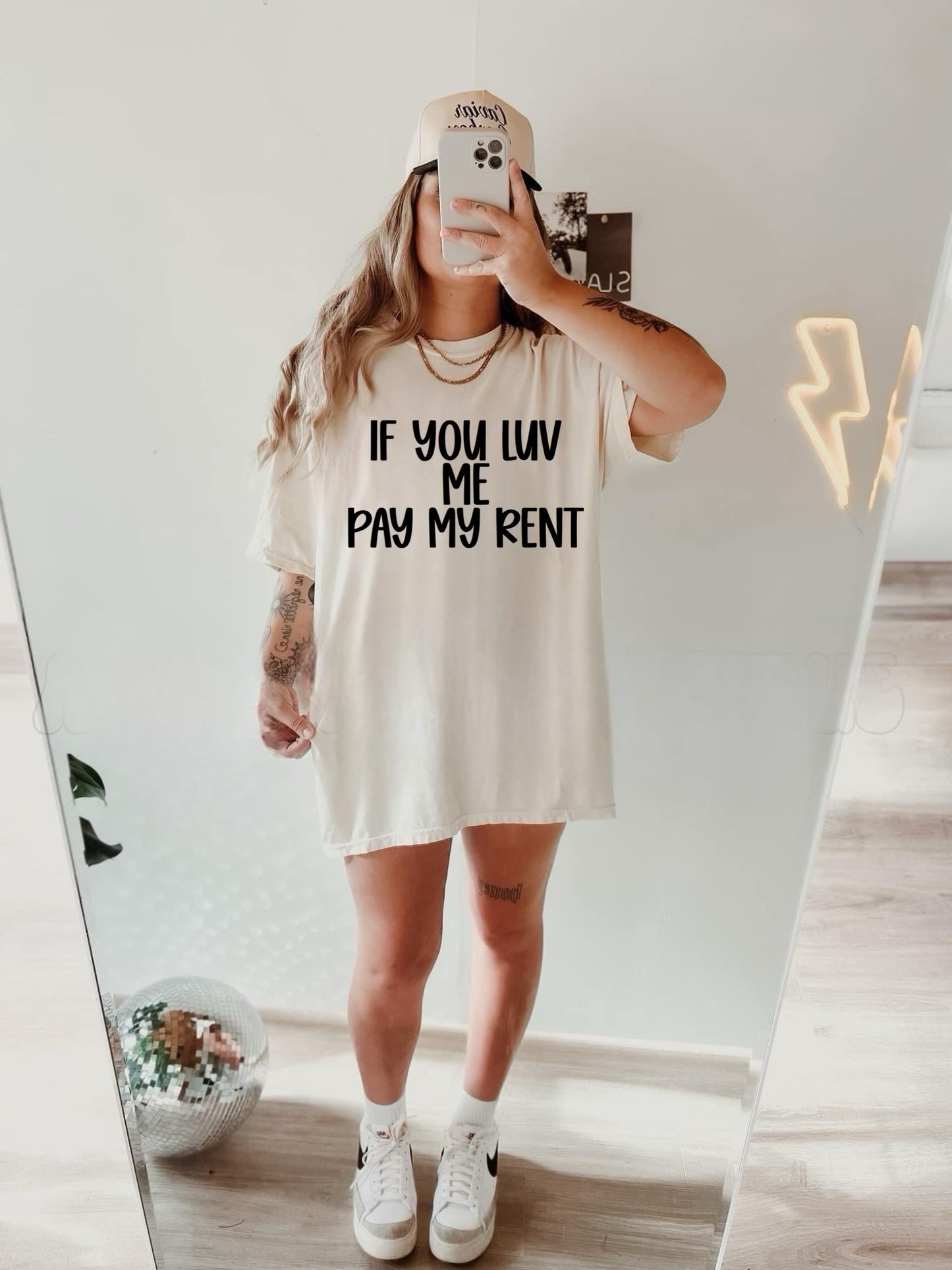 IF YOU LUV ME PAY MY RENT - DTF TRANSFER