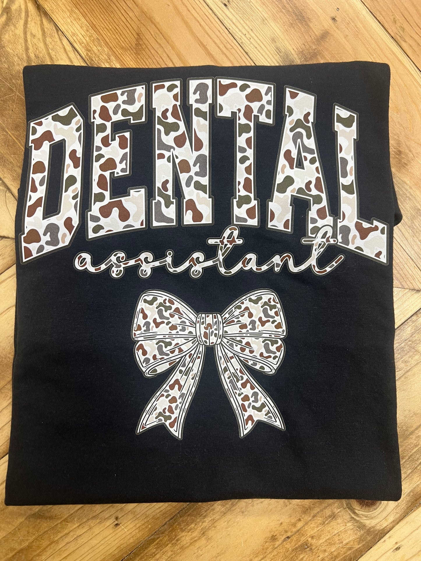 CAMO DENTAL ASSISTANT - DTF TRANSFER