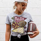 FRIDAY NIGHT LIGHTS MAROON & GOLD - DTF TRANSFER