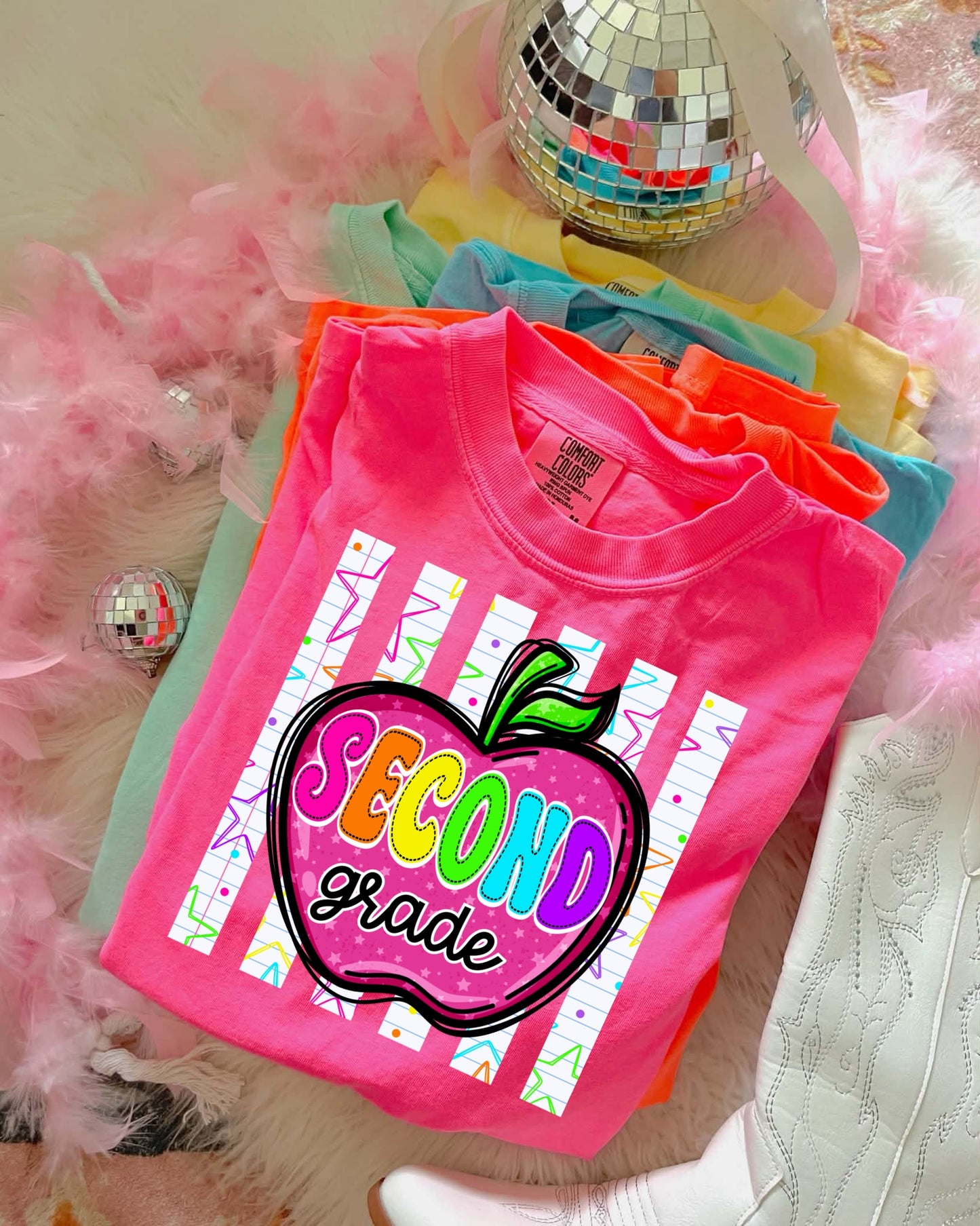 APPLE SECOND GRADE - DTF TRANSFER