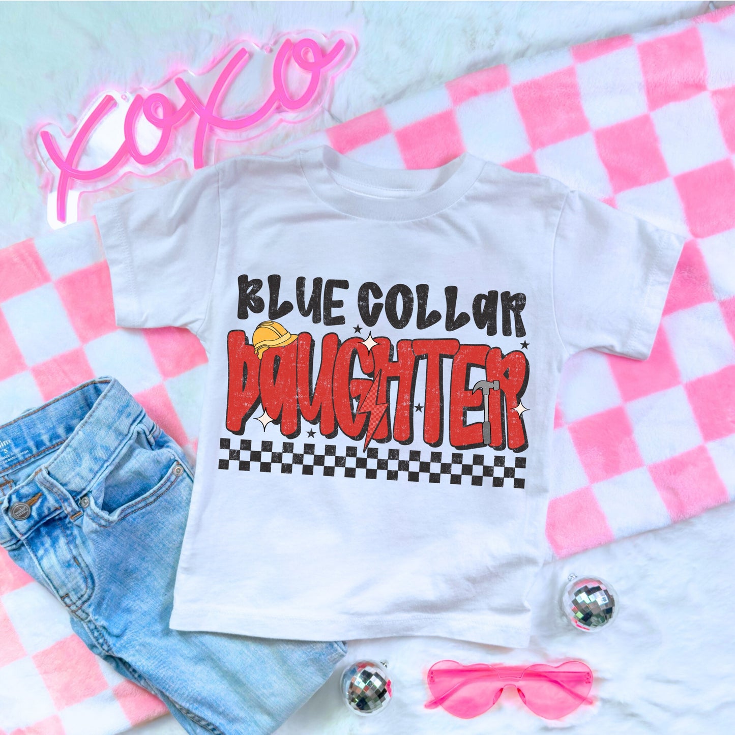 BLUE COLLAR DAUGHTER - DTF TRANSFER