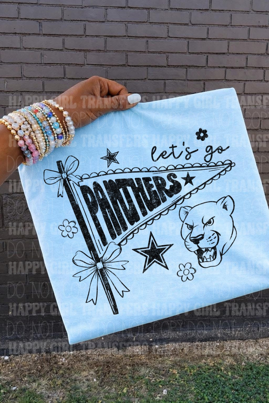 LET’S GO PANTHERS - DTF TRANSFER
