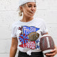 FRIDAY NIGHT LIGHTS BLUE & RED - DTF TRANSFER