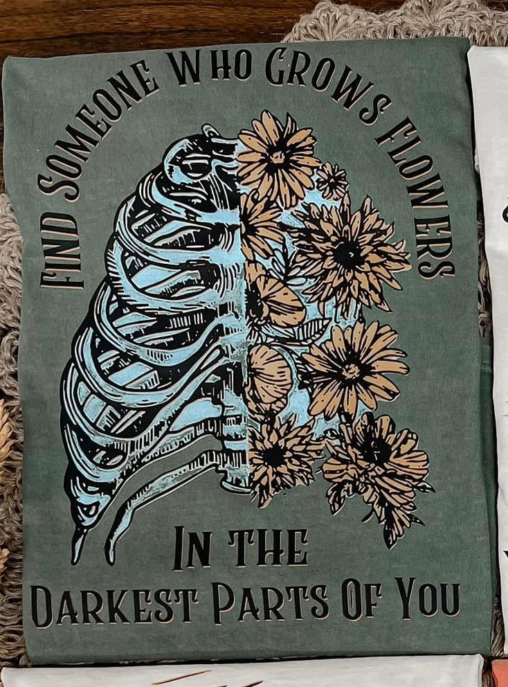 ZACH BRYAN FIND SOMEONE WHO GROWS FLOWERS - DTF TRANSFER