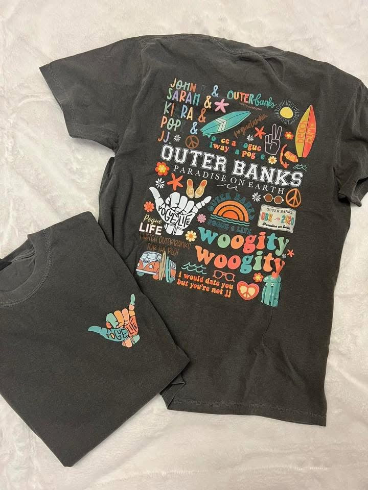 OUTER BANKS COLLAGE - DTF TRANSFER