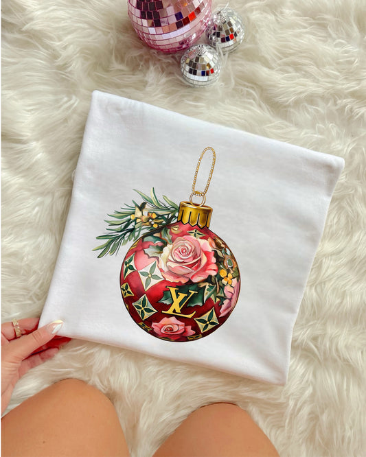 BOUGIE FLORAL ORNAMENT - DTF TRANSFER