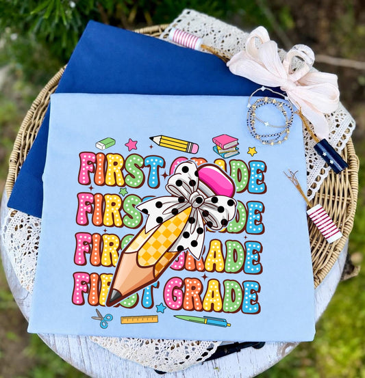 NEON FIRST GRADE PENCIL - DTF TRANSFER