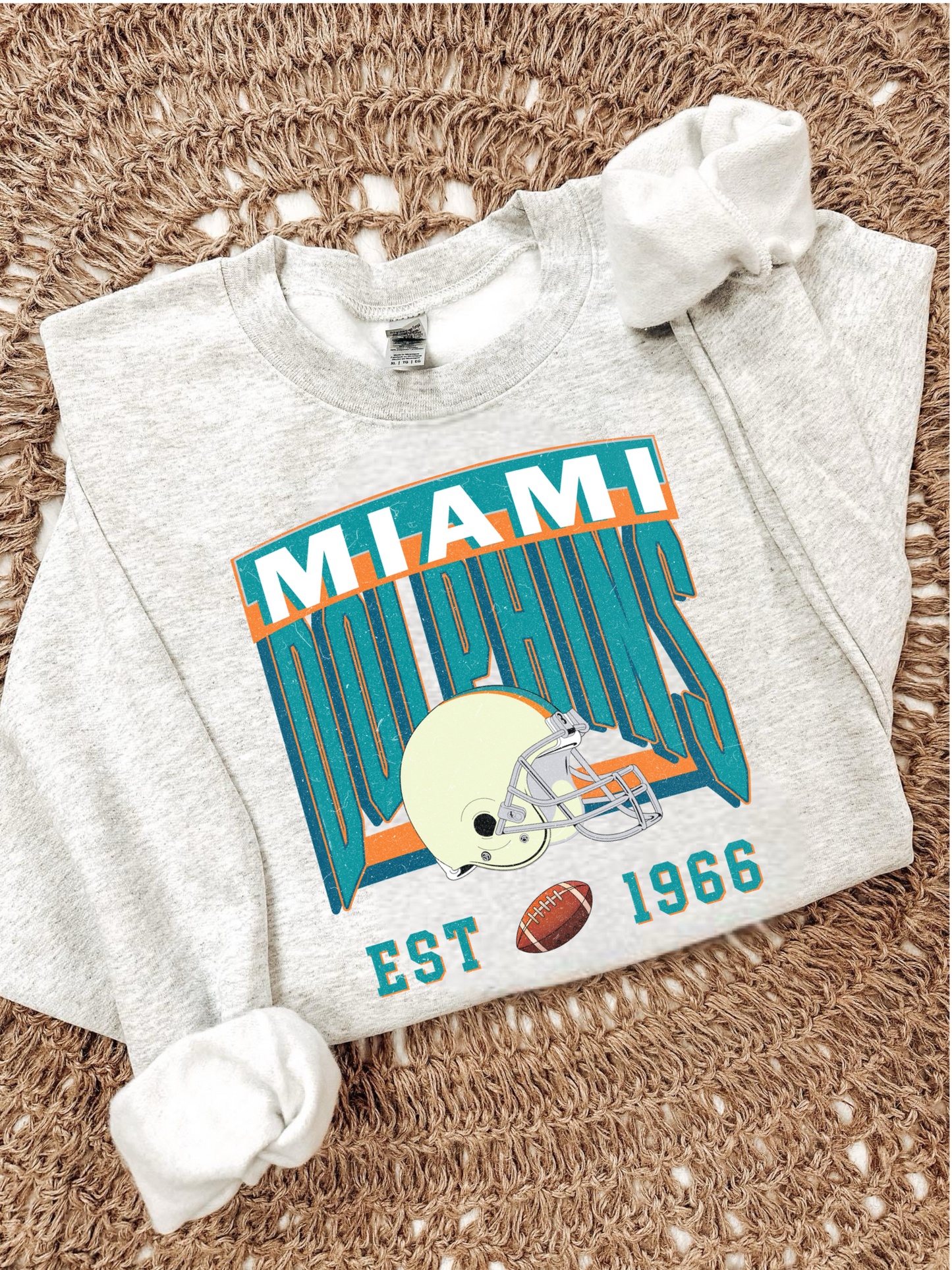 VINTAGE MIAMI DOLPHINS - DTF TRANSFER