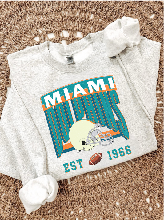 VINTAGE MIAMI DOLPHINS - DTF TRANSFER
