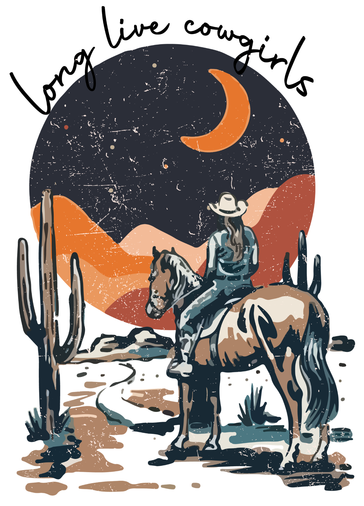 LONG LIVE COWGIRLS - DTF TRANSFER