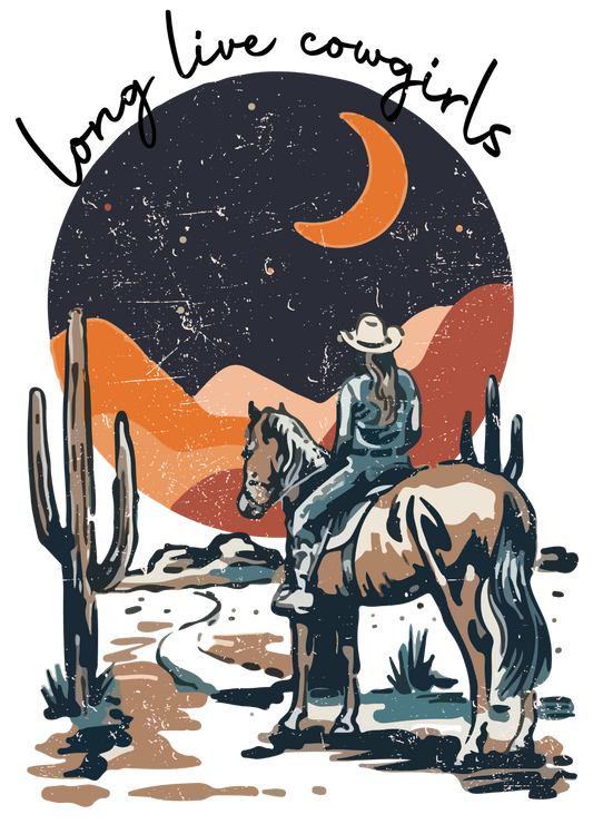 LONG LIVE COWGIRLS - DTF TRANSFER