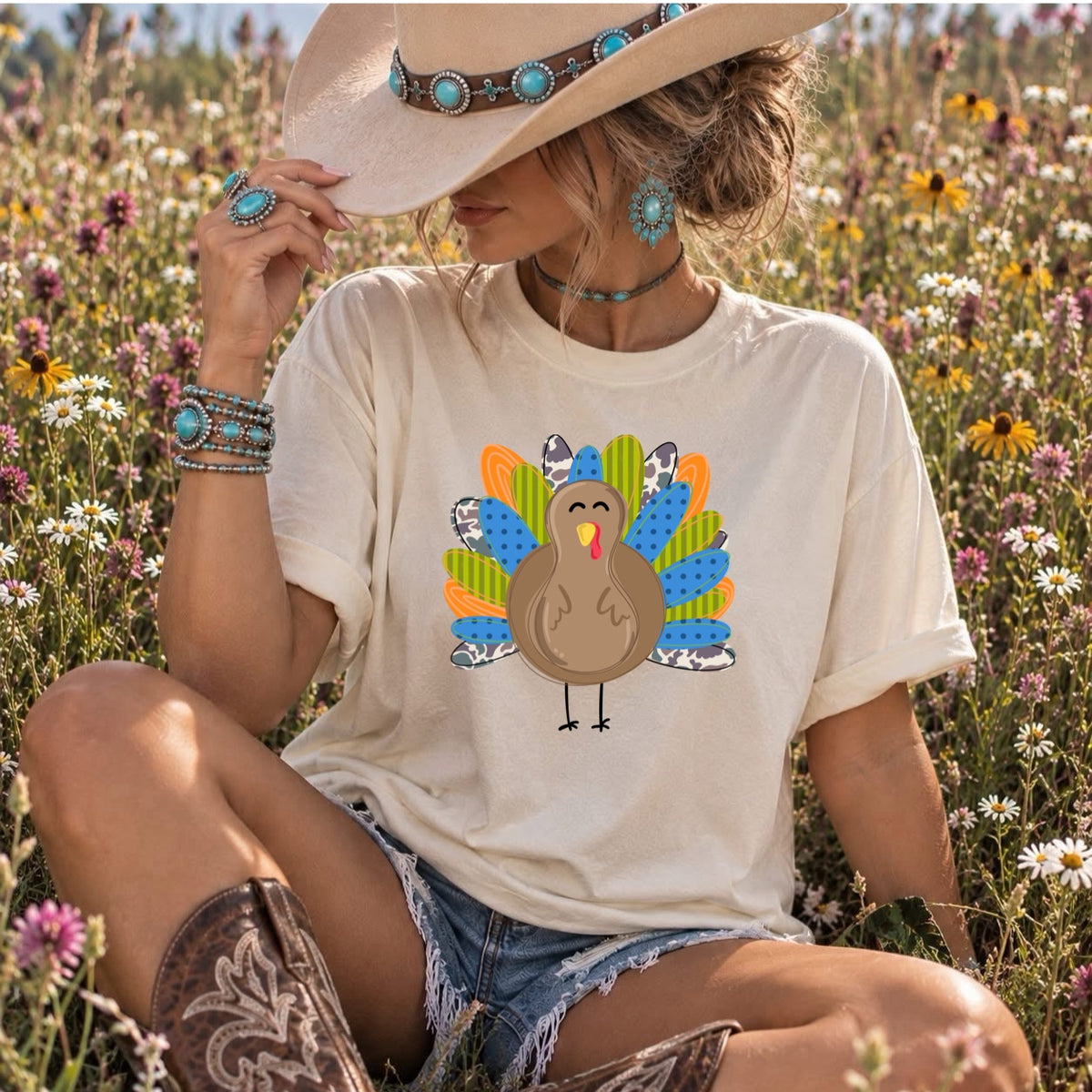 BLUE TURKEY - DTF TRANSFER