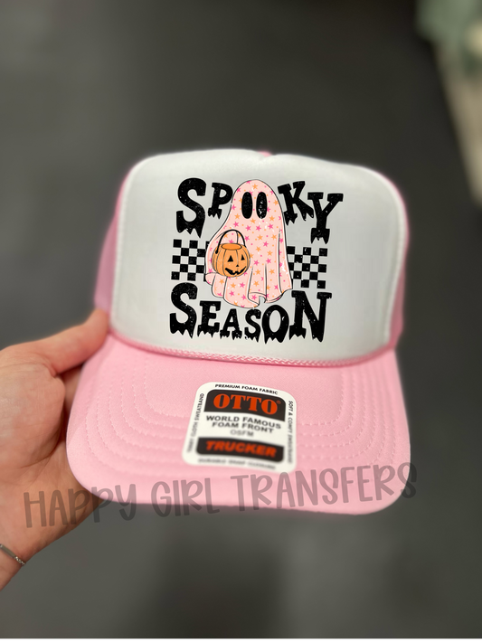 SPOOKY SEASON (PINK GHOST) - DTF TRANSFER