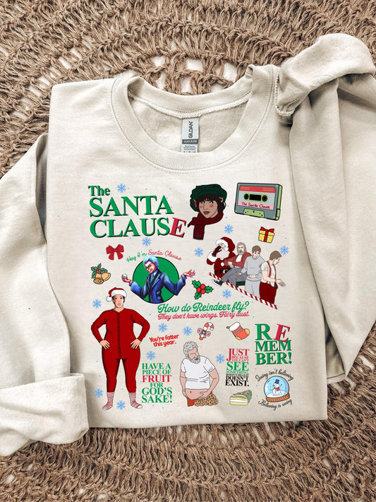 THE SANTA CLAUSE COLLAGE - DTF TRANSFER