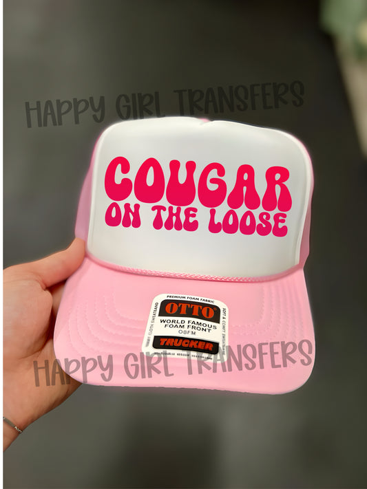 COUGAR ON THE LOOSE - DTF TRANSFER