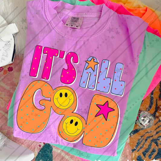 SMILEY IT’S ALL GOOD - DTF TRANSFER