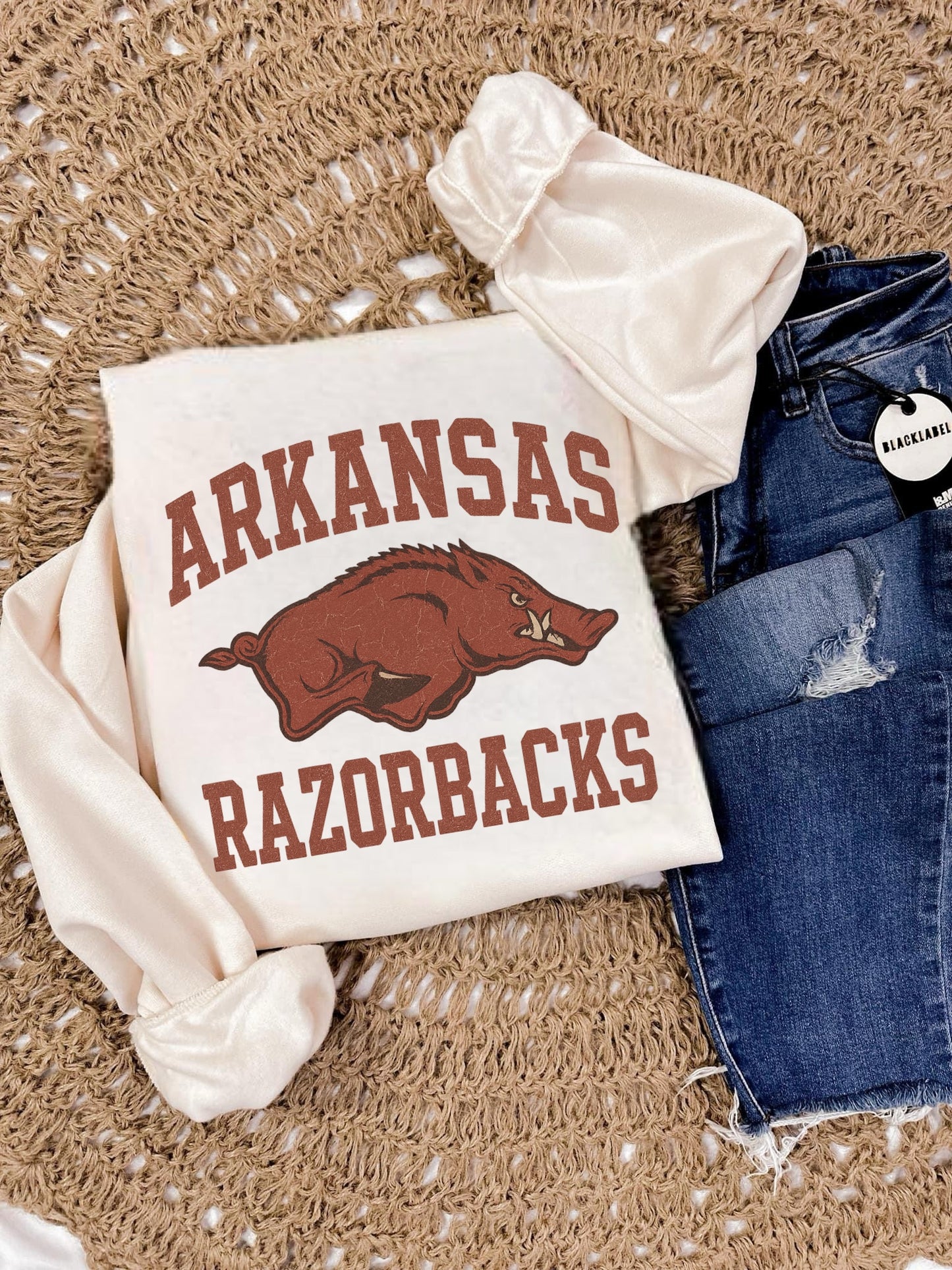VINTAGE ARKANSAS RAZORBACKS - DTF TRANSFER