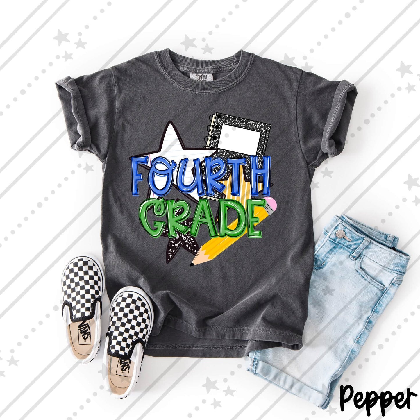 STARS BOY 4TH GRADE - DTF TRANSFER