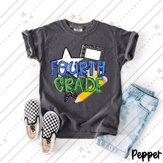 STARS BOY 4TH GRADE - DTF TRANSFER