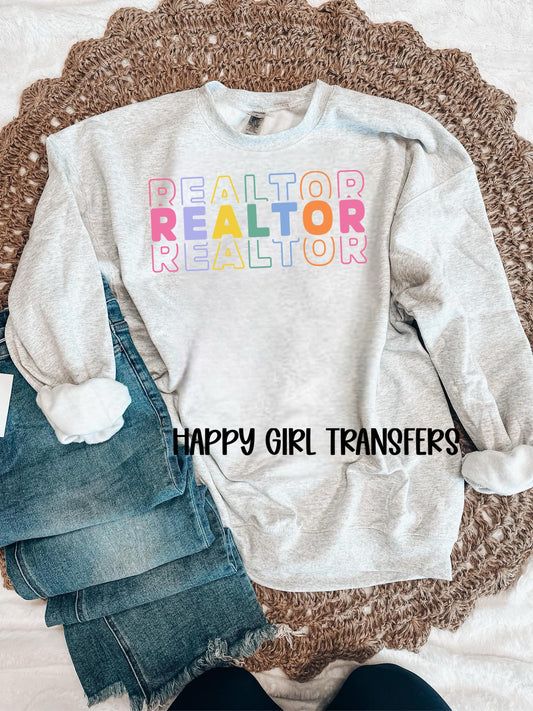 REPEATED REALTOR - DTF TRANSFER