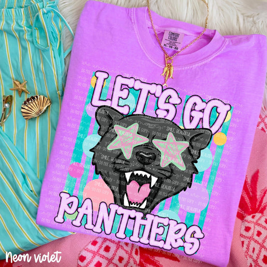 LET’S GO PANTHERS - DTF TRANSFER