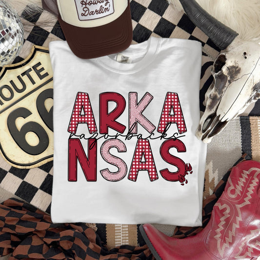 ARKANSAS RAZORBACKS - DTF TRANSFER
