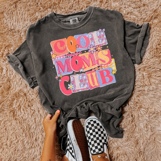 COLORFUL COOL MOMS CLUB - DTF TRANSFER