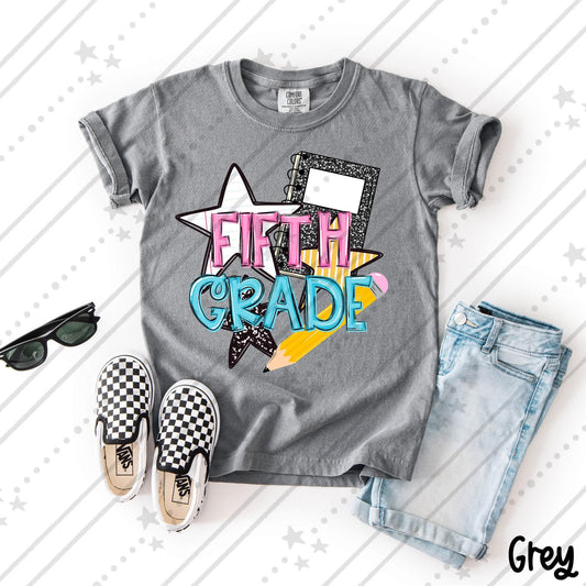 STARS GIRL 5TH GRADE - DTF TRANSFER