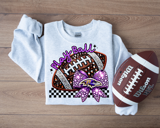FAUX SPARKLES RAVENS - DTF TRANSFER