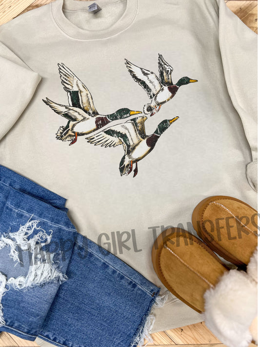 VINTAGE DUCKS - DTF TRANSFER