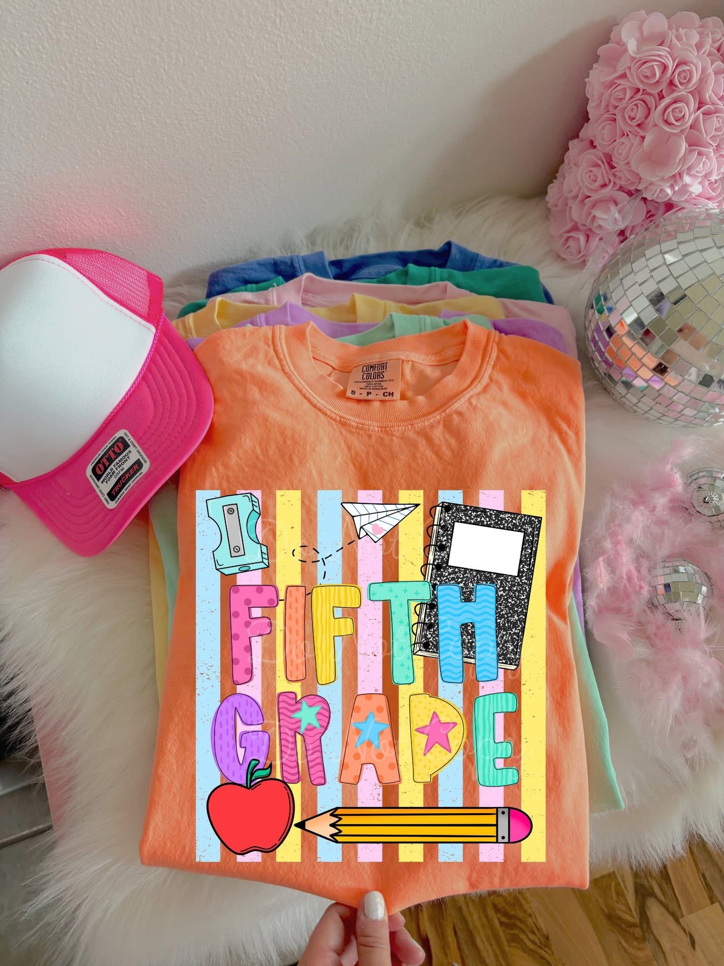 NEON 5TH GRADE - DTF TRANSFER