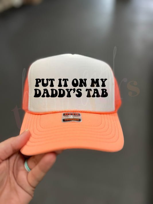 PUT IT ON MY DADDY’S TAB - DTF TRANSFER
