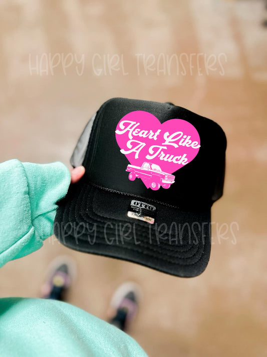 HEART LIKE A TRUCK - DTF TRANSFER
