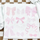 PINK BOWS - DTF TRANSFER