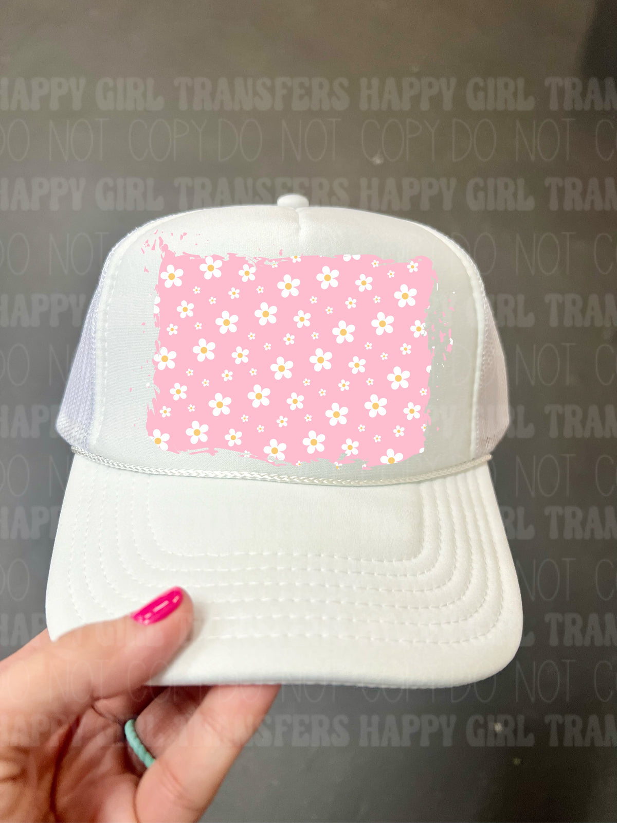 PINK DAISY - DTF TRANSFER