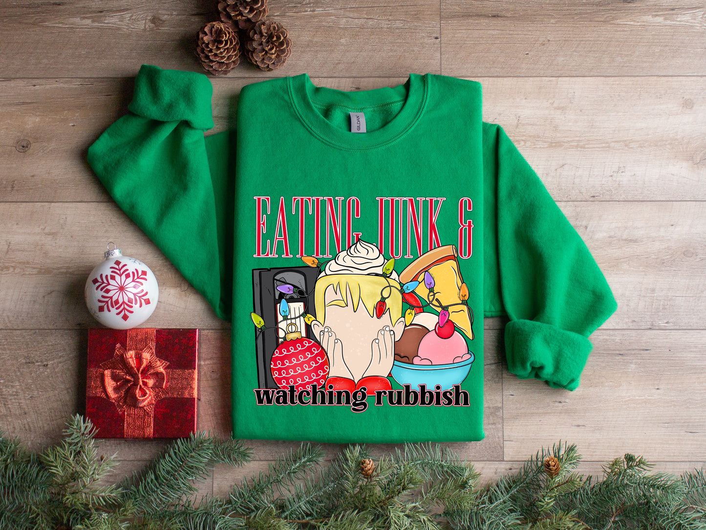 EATING JUNK & WATCHING RUBBISH - DTF TRANSFER