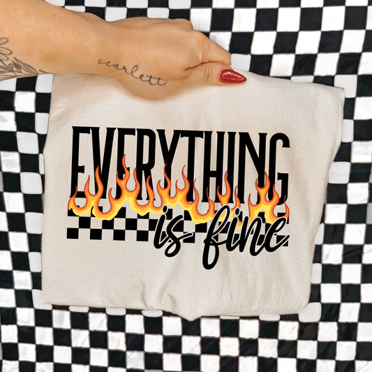 EVERYTHING IS FINE - DTF TRANSFER