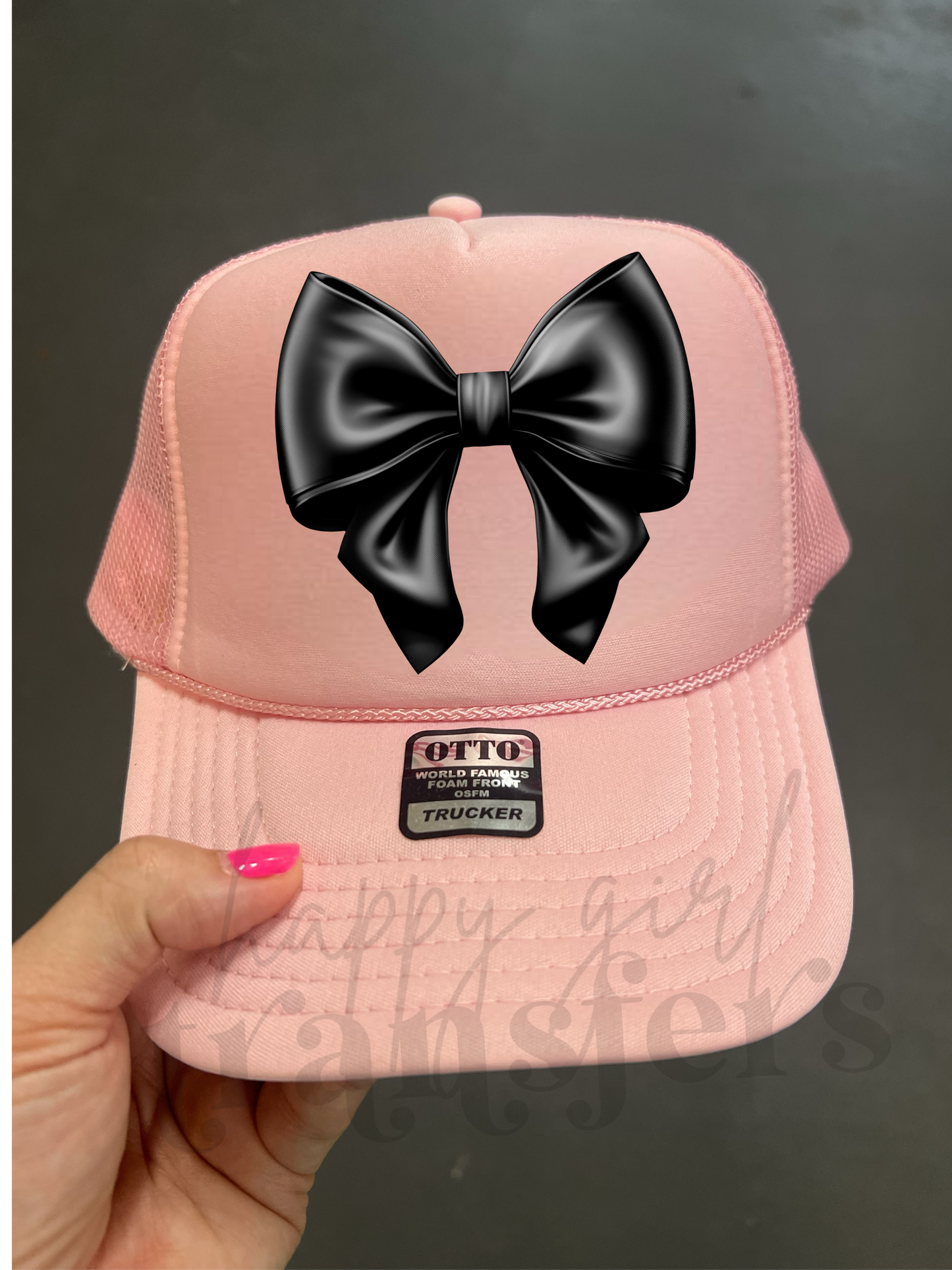BLACK BOW - DTF TRANSFER