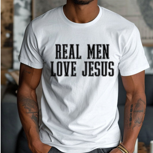 REAL MEN LOVE JESUS - DTF TRANSFER