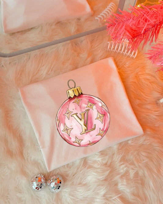 BOUGIE PINK ORNAMENT - DTF TRANSFER
