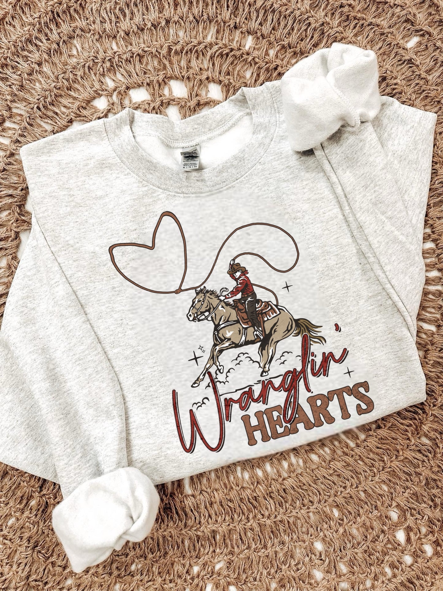 WRANGLING HEARTS - DTF TRANSFER