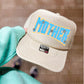 TURQUOISE AND YELLOW MOTHER - DTF TRANSFER