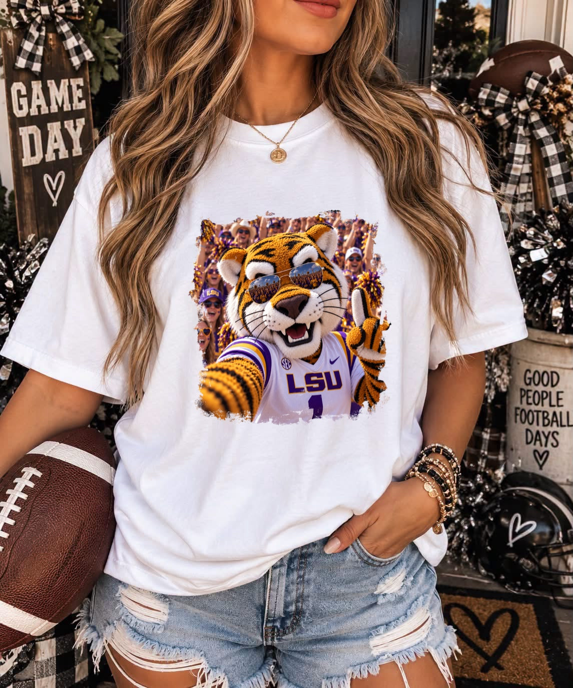 LSU TIGERS SELFIE - DTF TRANSFER