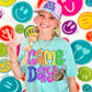 COLORFUL GAME DAY WITH FOOTBALL & BOW - DTF TRANSFER