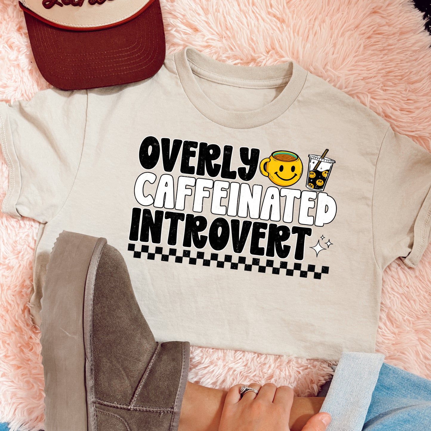 OVERLY CAFFEINATED INTROVERT - DTF TRANSFER