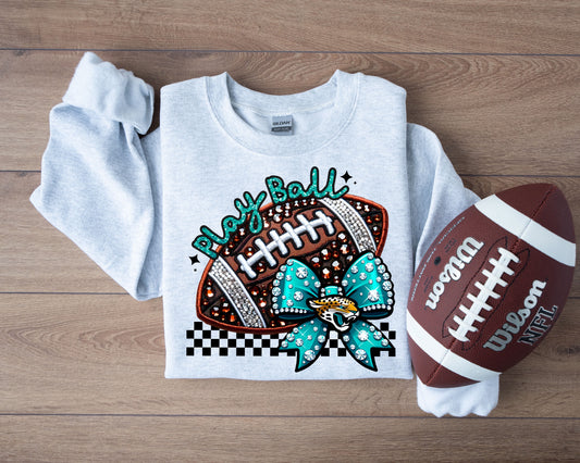 FAUX SPARKLES JAGUARS- DTF TRANSFER
