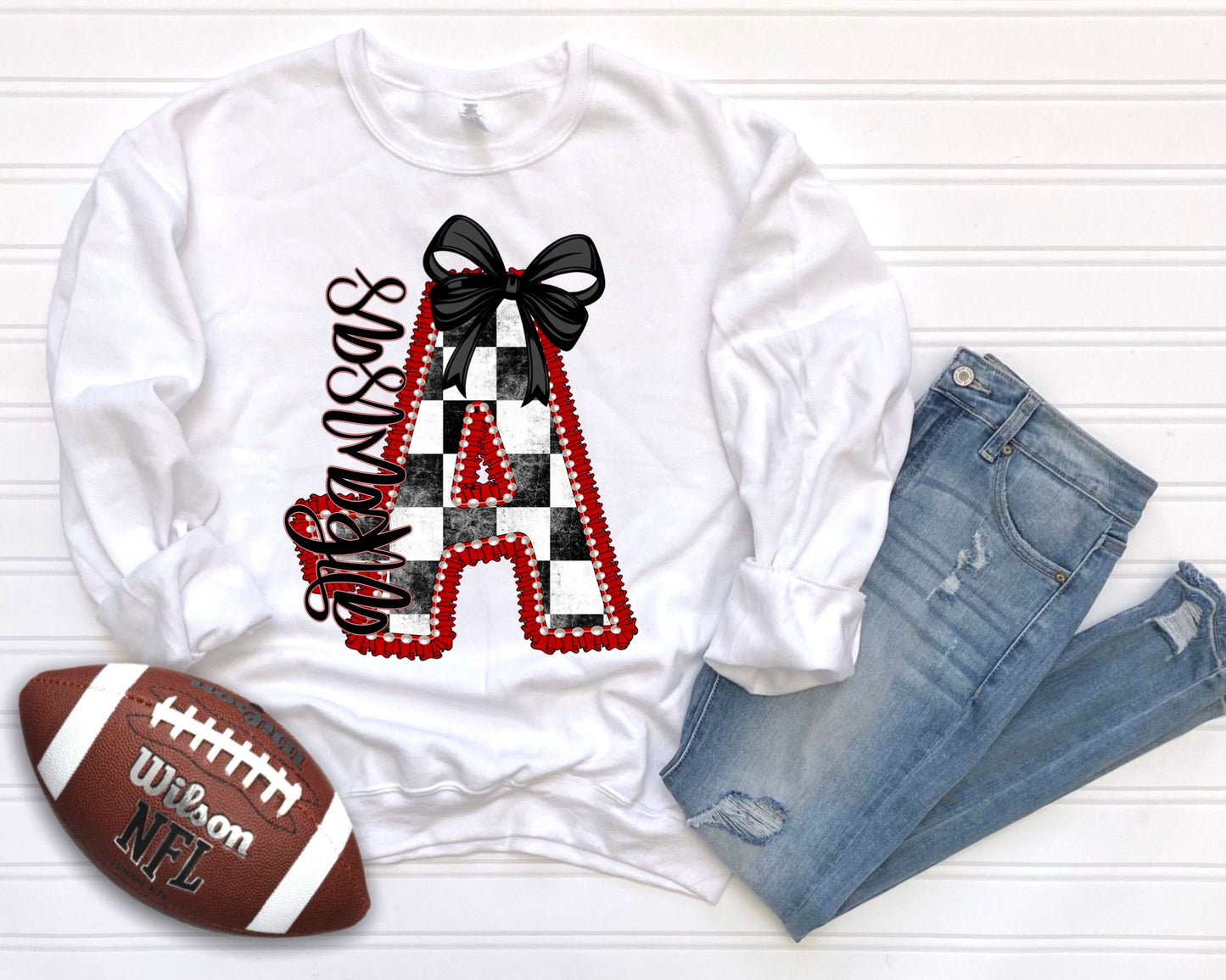 CHECKERED ARKANSAS - DTF TRANSFER