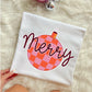 MERRY CHRISTMAS ORNAMENT - DTF TRANSFER