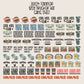30x24 TODDLER BOY PRE-MADE TRUCKER HAT GANG SHEET