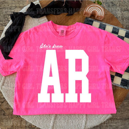 SHE’S FROM ARKANSAS - DTF TRANSFER